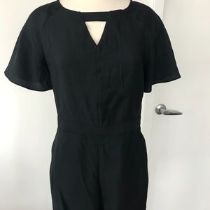 BANANA REPUBLIC. Black Loose Fitting Romper